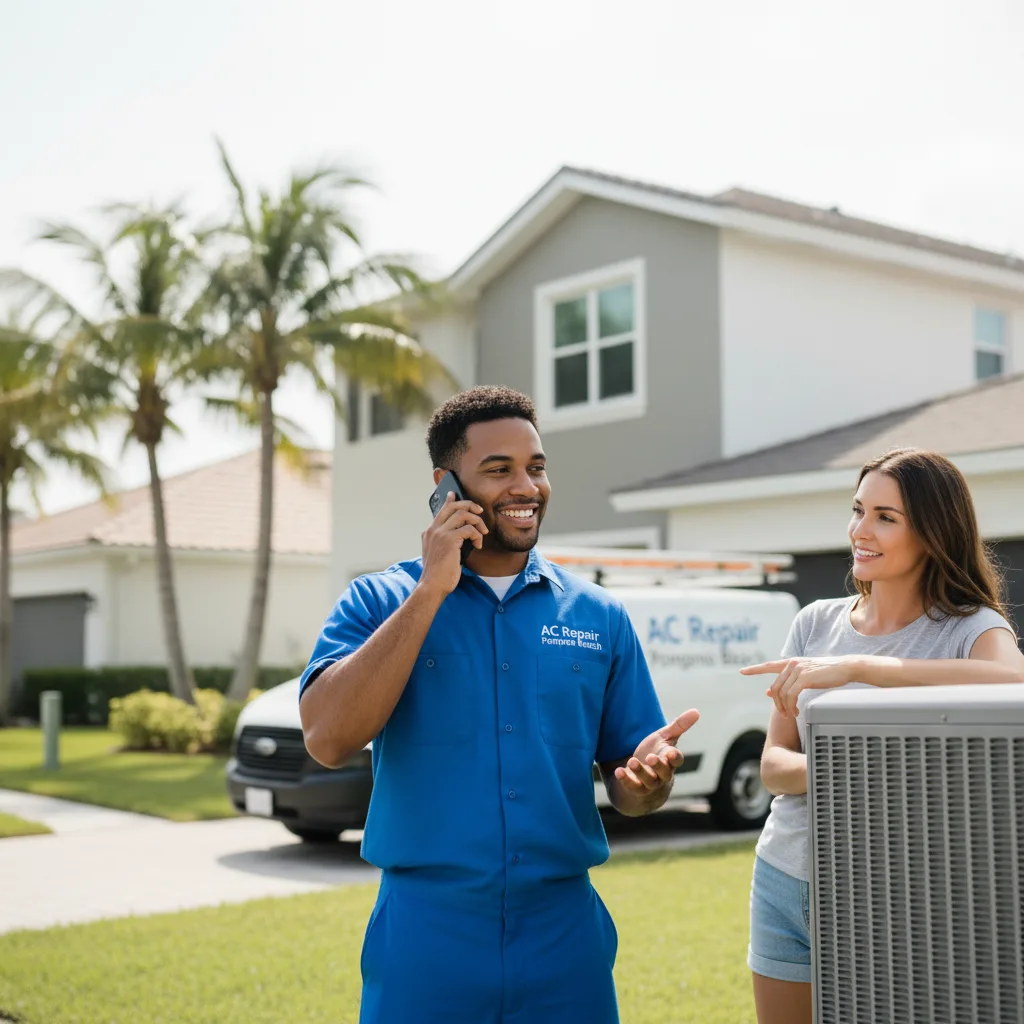 AC Repair Pompano Beach customer support in Nancy